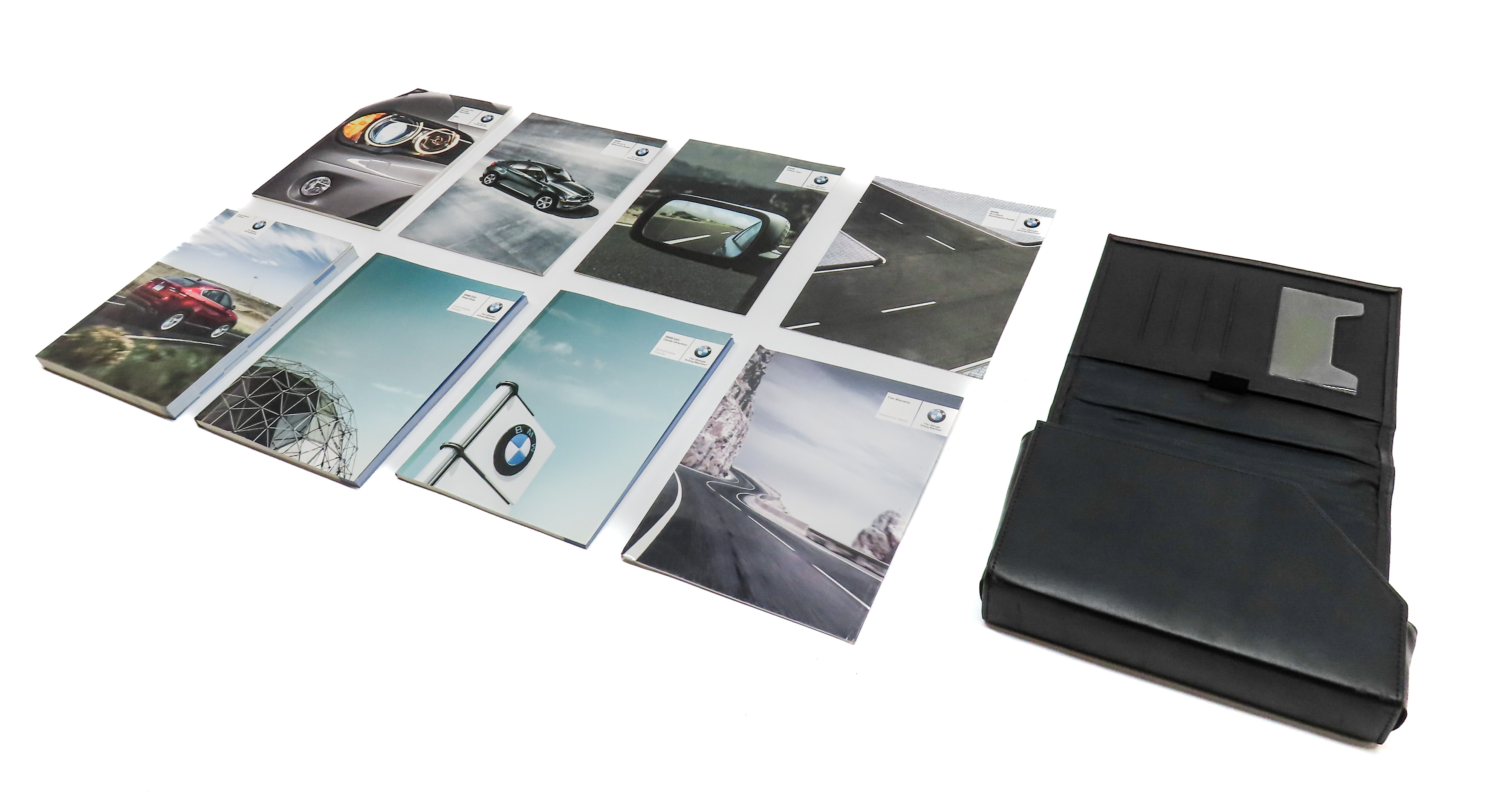 2009 BMW X6 (E71) 4.4L (N63) ENGINE OWNER'S MANUAL BOOKLET SET/9 w/CASE — exact item pictured